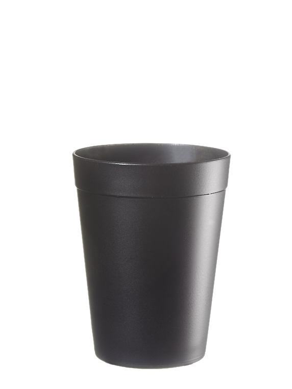 CTG 200 Mehrweg-Kaffeebecher satiniert 200 ml schwarz oder cremeweiß