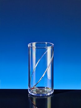 Wasserglas aus Kunststoff glasklar