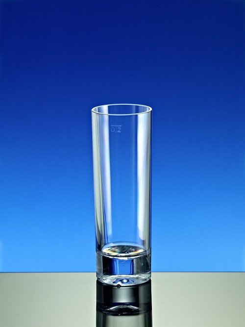 Bar-Glas "Exclusiv" 0,20 ltr. Acryl - glasklar