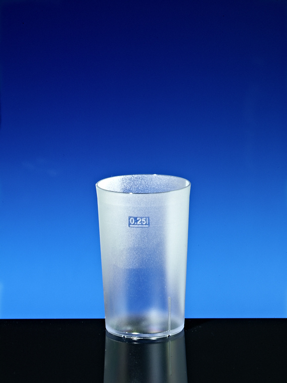 Mehrwegbecher A 0,25 l Tritan gefrostet