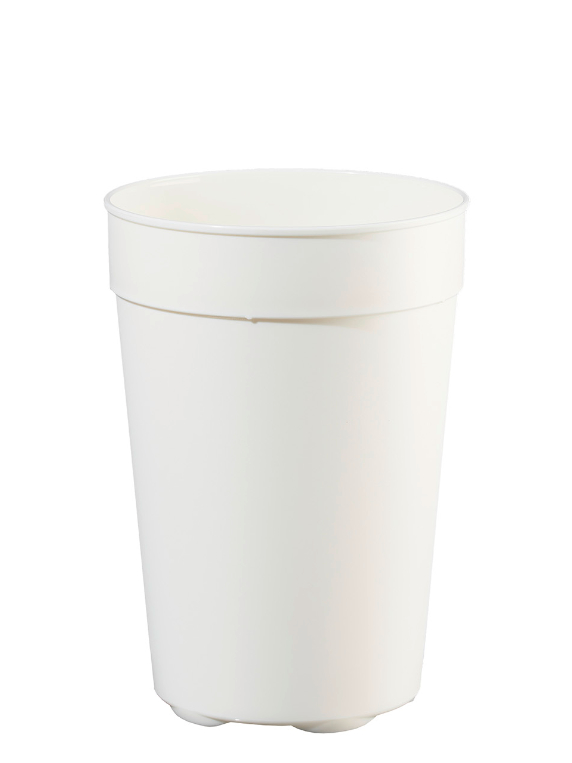 CTG 380 Mehrwegbecher Coffee to go 0,30l PP cremeweiss gefrostet
